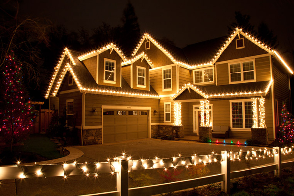 Christmas Light Installation in Owasso example 1