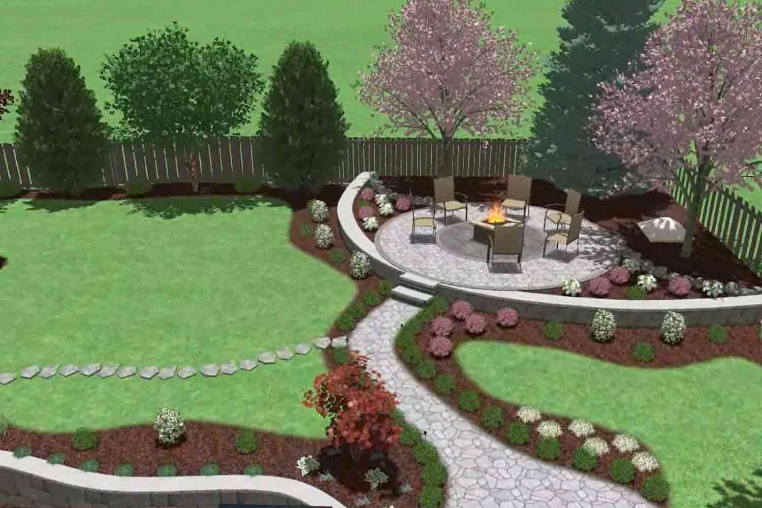 Landscape Design in Broken Arrow example 1
