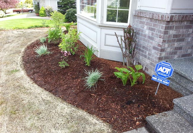 Mulch Installation in Broken Arrow example 3