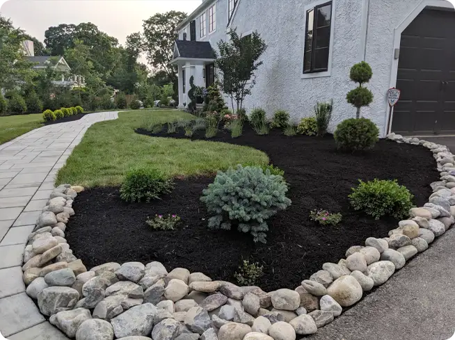 Mulch Installation in Broken Arrow example 5
