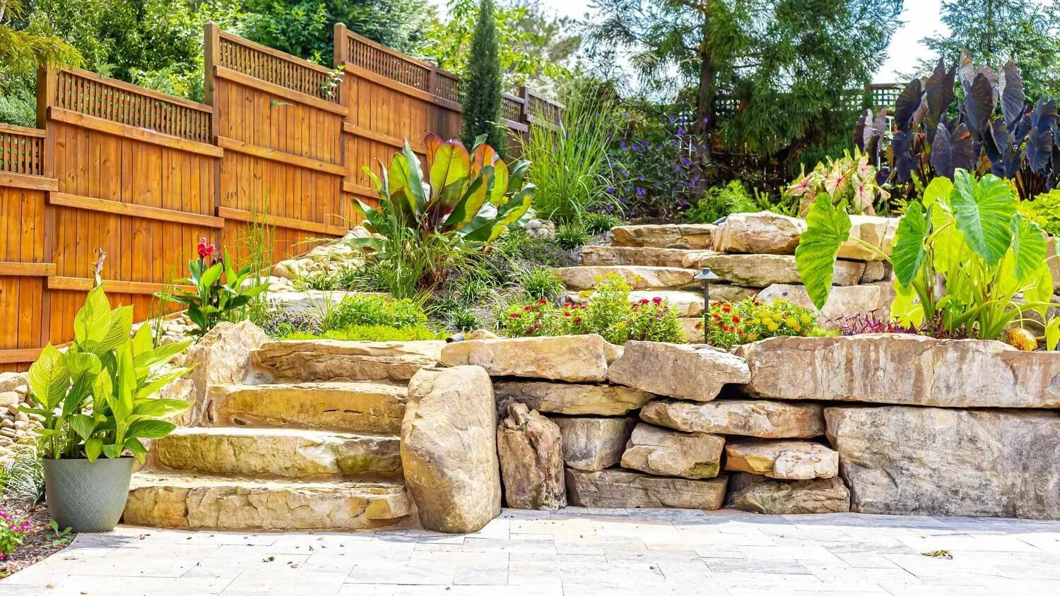 Retaining Wall Installation in Owasso example 8